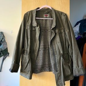 Levi’s green cargo jacket